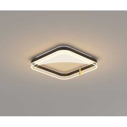 Brilagi - LED-dimmbare Deckenleuchte SIRELI LED/56W/230V 3000-6000K 40x40 cm + Fernbedienung