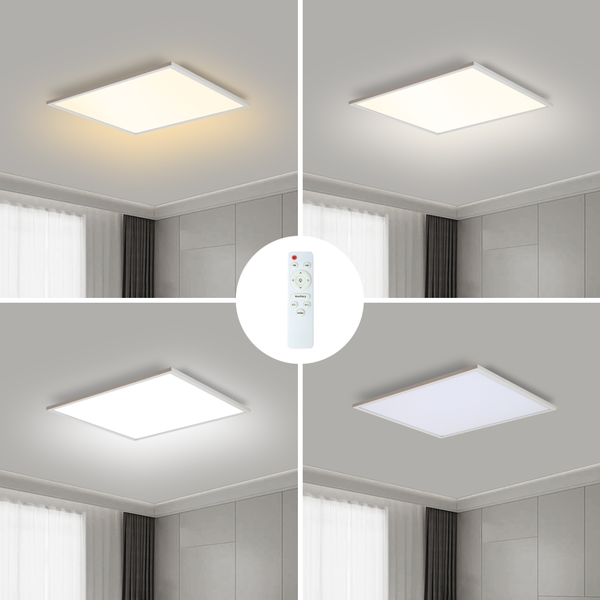 Brilagi - dimmbare LED-Deckenleuchte SLIMFRAME LED/36W/230V 45x45 cm 3000-6000K weiß + Fernbedienung