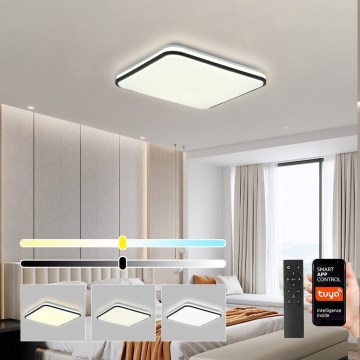 Brilagi - SMART LED-Deckenleuchte, dimmbar, 36 W, 230 V, 53 x 53 cm, 3000–6000 K, Wi‑Fi (Tuya, Beacon) + Fernbedienung