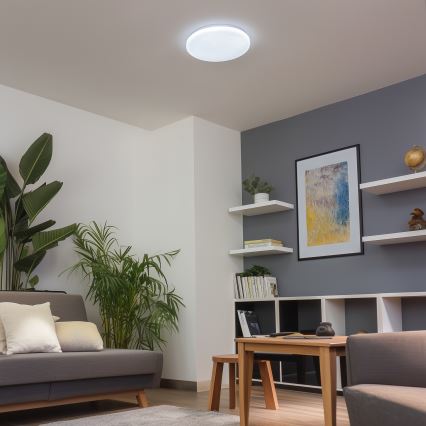 Brilagi - LED-dimmbare Deckenleuchte SMART STARS LED/24W/230V Ø 38 cm 3000–6000K Wi-Fi Tuya Beacon + Fernbedienung