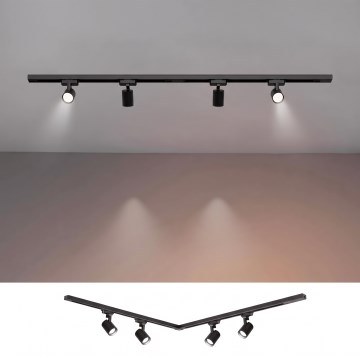 BRILAGI - Spot für Schienensystem HUSKY 4xGU10/10W/230V 150 cm schwarz