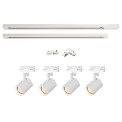 Brilagi - Spot für Schienensystem HUSKY 4xGU10/10W/230V weiß