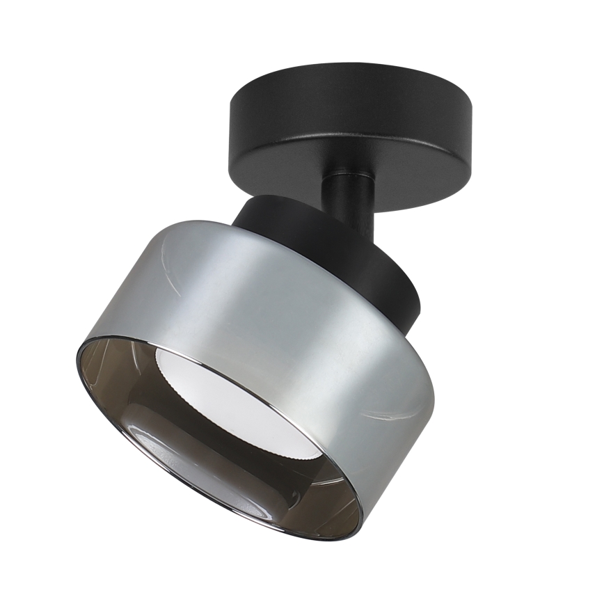 Brilagi - Spotleuchte AURA LUX 1xGX53/30W/230V Ø 13 cm schwarz/rauchglas