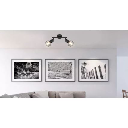 Brilagi - Spotleuchte CAGE 2xE14/40W/230V