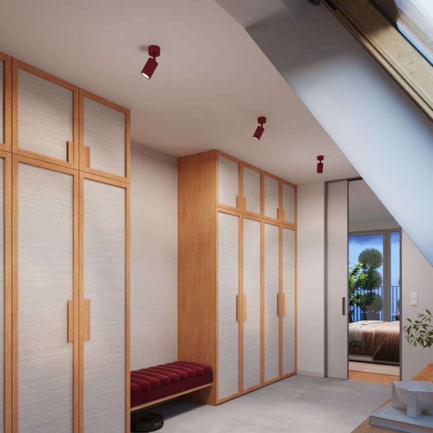 Brilagi - Spotleuchte CRESTO 1xGU10/10W/230V burgunderrot