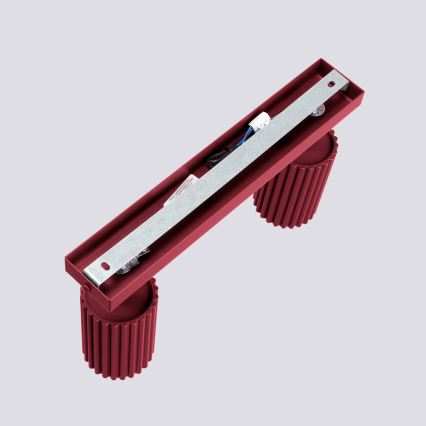 Brilagi - Spotleuchte CRESTO 2xGU10/10W/230V Burgunderrot