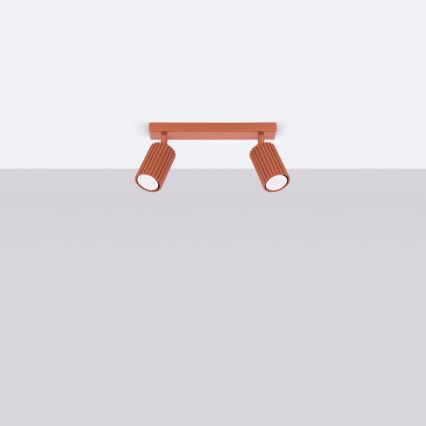 Brilagi - Spotleuchte CRESTO 2xGU10/10W/230V rot