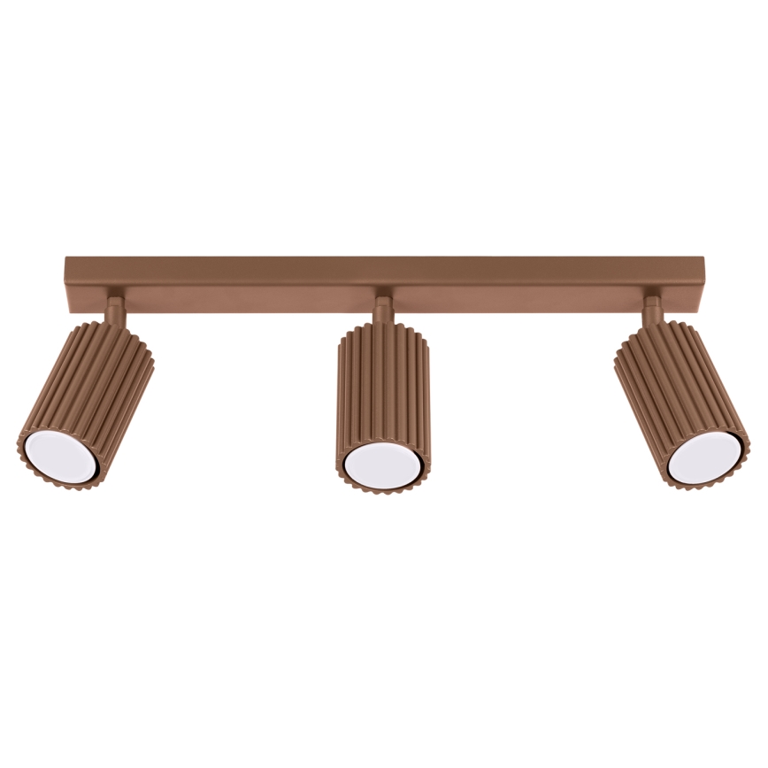 Brilagi - Spotleuchte CRESTO 3xGU10/10W/230V braun