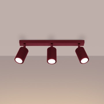 Brilagi - Spotleuchte CRESTO 3xGU10/10W/230V burgunderrot