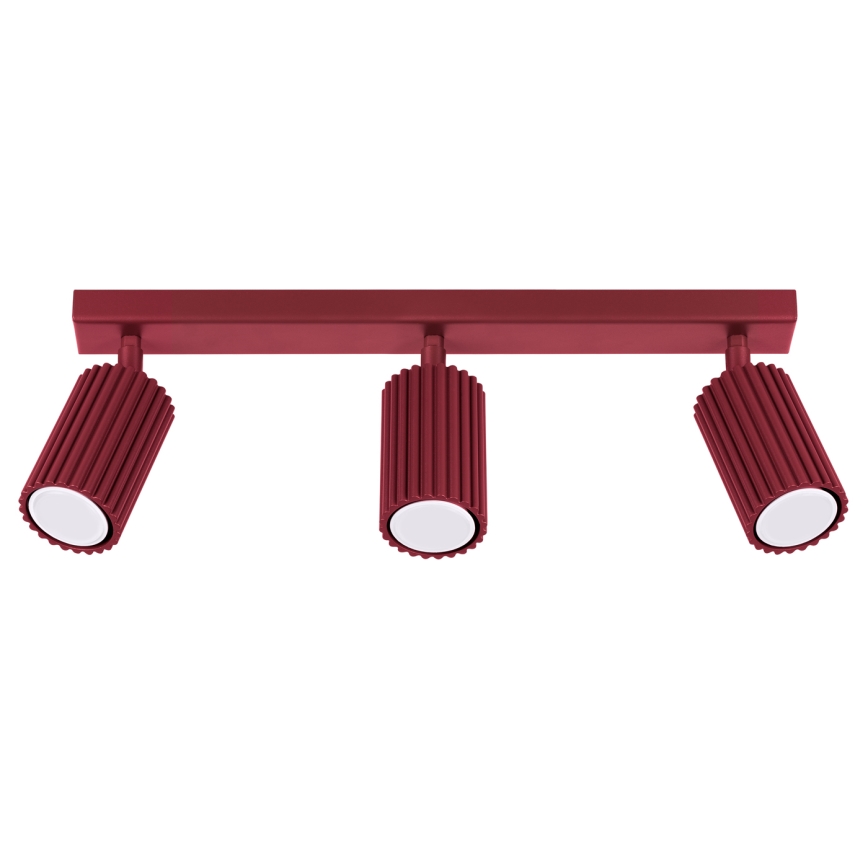 Brilagi - Spotleuchte CRESTO 3xGU10/10W/230V burgunderrot