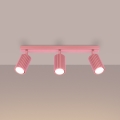 Brilagi - Spotleuchte CRESTO 3xGU10/10W/230V rosa