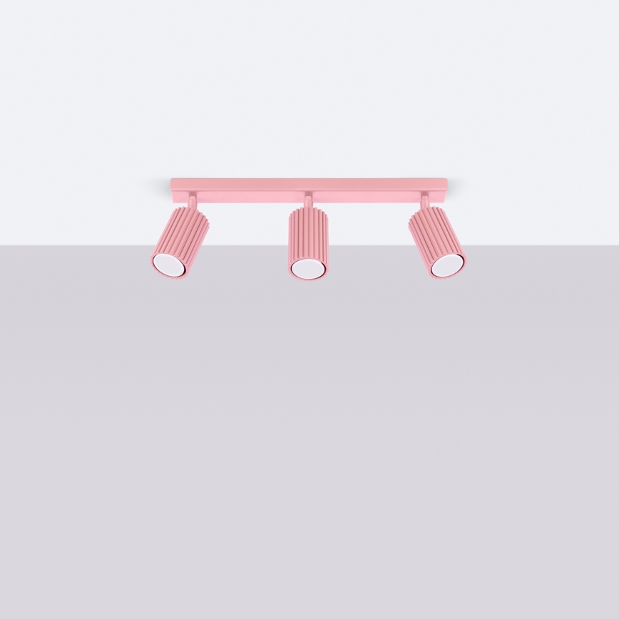 Brilagi - Spotleuchte CRESTO 3xGU10/10W/230V rosa
