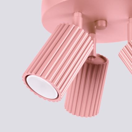 Brilagi - Spotleuchte CRESTO 3xGU10/10W/230V rosa