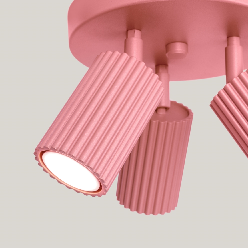 Brilagi - Spotleuchte CRESTO 3xGU10/10W/230V rosa