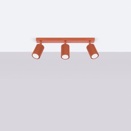 Brilagi - Spotleuchte CRESTO 3xGU10/10W/230V rot