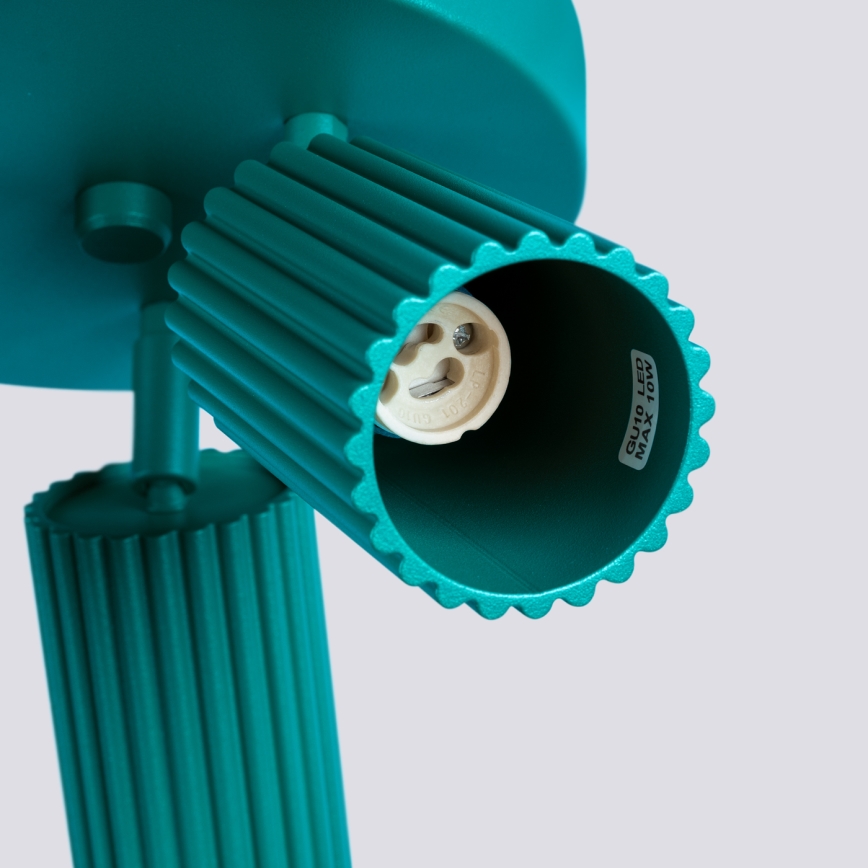 Brilagi - Spotleuchte CRESTO 3xGU10/10W/230V türkis