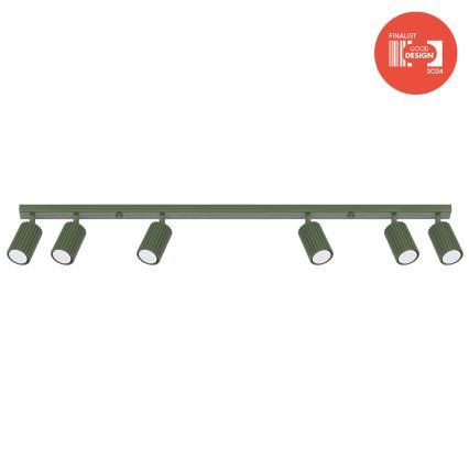 Brilagi - Spotleuchte CRESTO 6xGU10/10W/230V grün