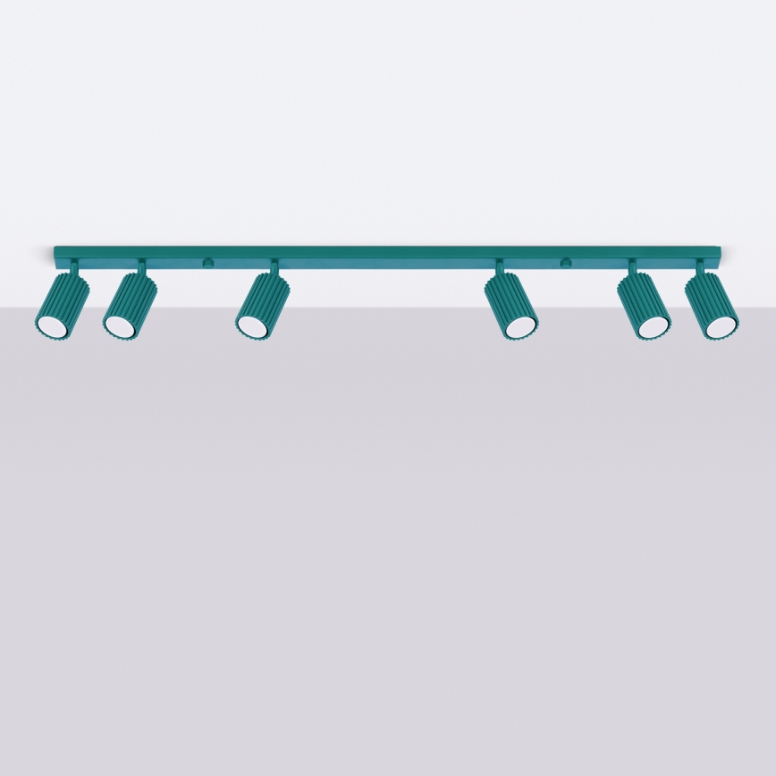 Brilagi - Spotleuchte CRESTO 6xGU10/10W/230V türkis