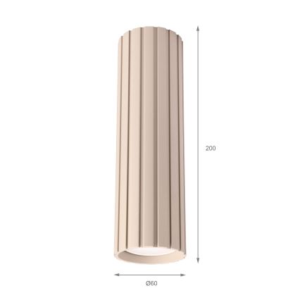 Brilagi - Spotleuchte CRISPINA 1xGU10/10W/230V 20 cm beige