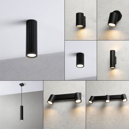 Brilagi - Spotleuchte CRISPINA 1xGU10/10W/230V 20 cm schwarz