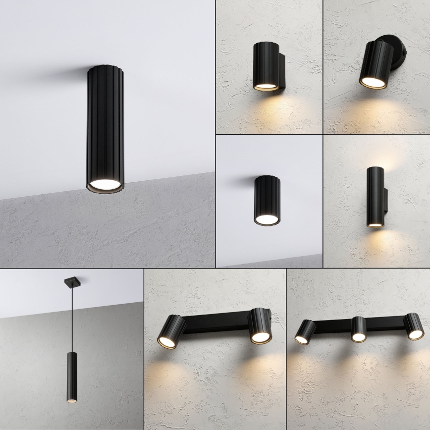 Brilagi - Spotleuchte CRISPINA 1xGU10/10W/230V 20 cm schwarz