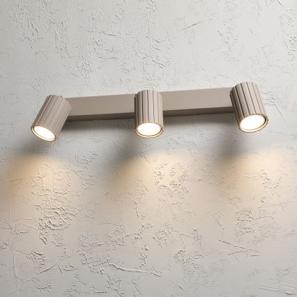 Brilagi - Spotleuchte CRISPINA 3xGU10/10W/230V beige