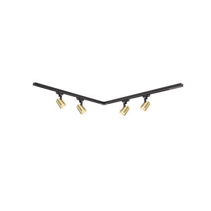 Brilagi - Spotleuchte für Schienensystem HUSKY 4xGU10/10W/230V schwarz/gold
