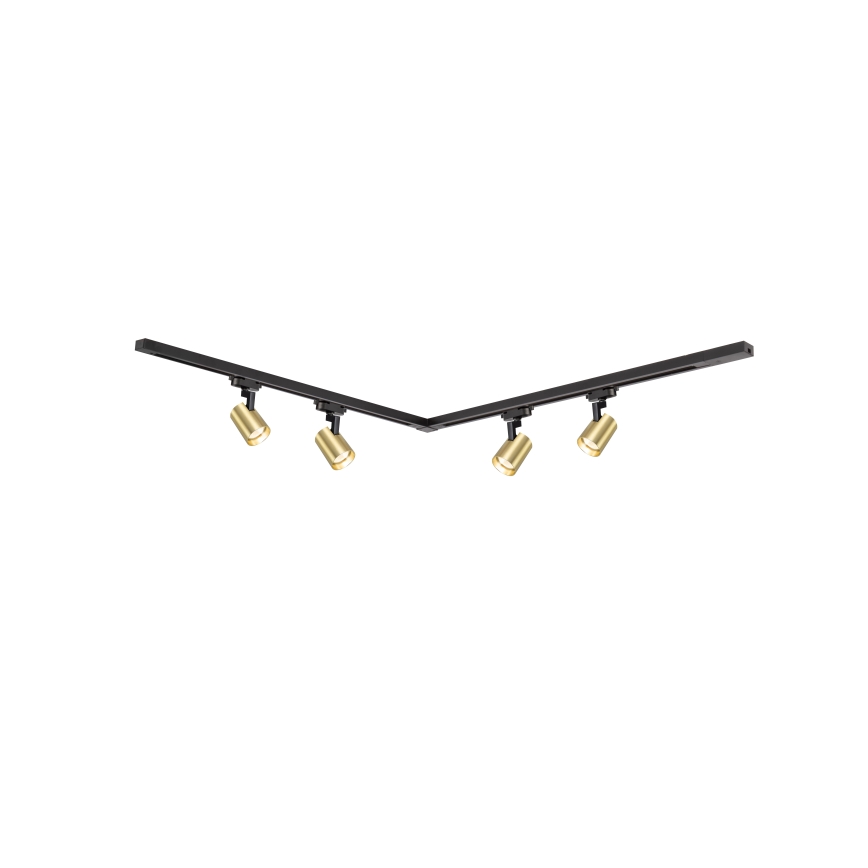 Brilagi - Spotleuchte für Schienensystem HUSKY 4xGU10/10W/230V schwarz/gold