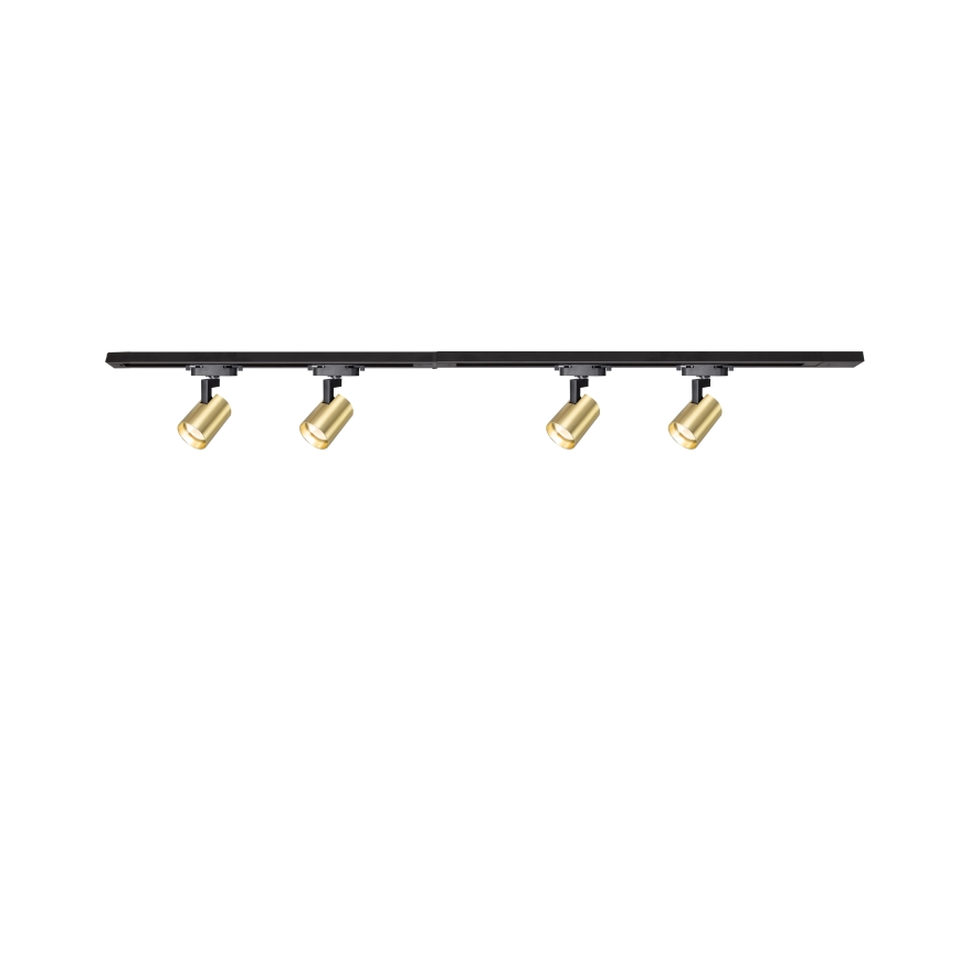 Brilagi - Spotleuchte für Schienensystem HUSKY 4xGU10/10W/230V schwarz/gold