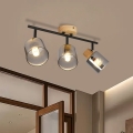 BRILAGI - Spotleuchte HYGGE 3xE14/15W/230V Holz/rauchfarben