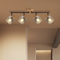 BRILAGI - Spotleuchte HYGGE 4xE14/15W/230V Holz/rauchfarben