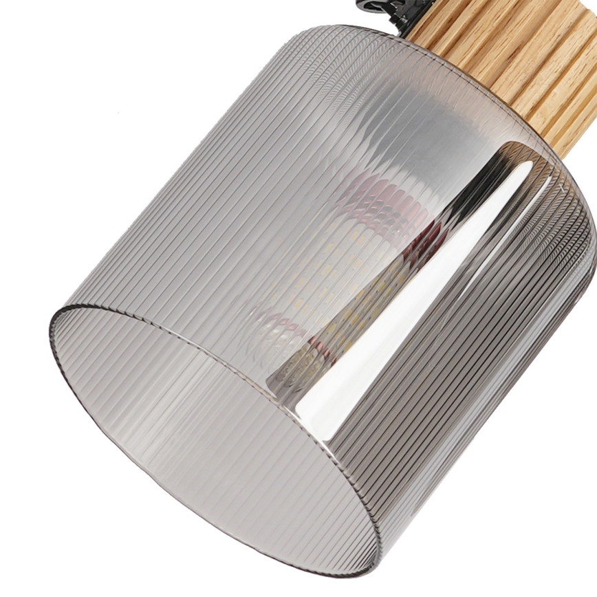 Brilagi - Spotleuchte HYGGE 4xE14/15W/230V Holz/rauchfarben