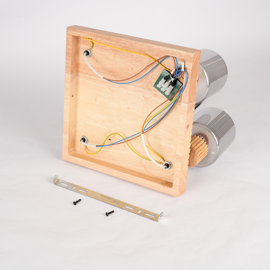 Brilagi - Spotleuchte HYGGE 4xE14/15W/230V Holz/rauchfarben