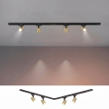 BRILAGI - Spotleuchte im Schienensystem HUSKY 4xGU10/10W/230V 150 cm schwarz/gold
