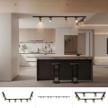 BRILAGI - Spotleuchte im Schienensystem HUSKY 8xGU10/10W/230V 300 cm schwarz/gold