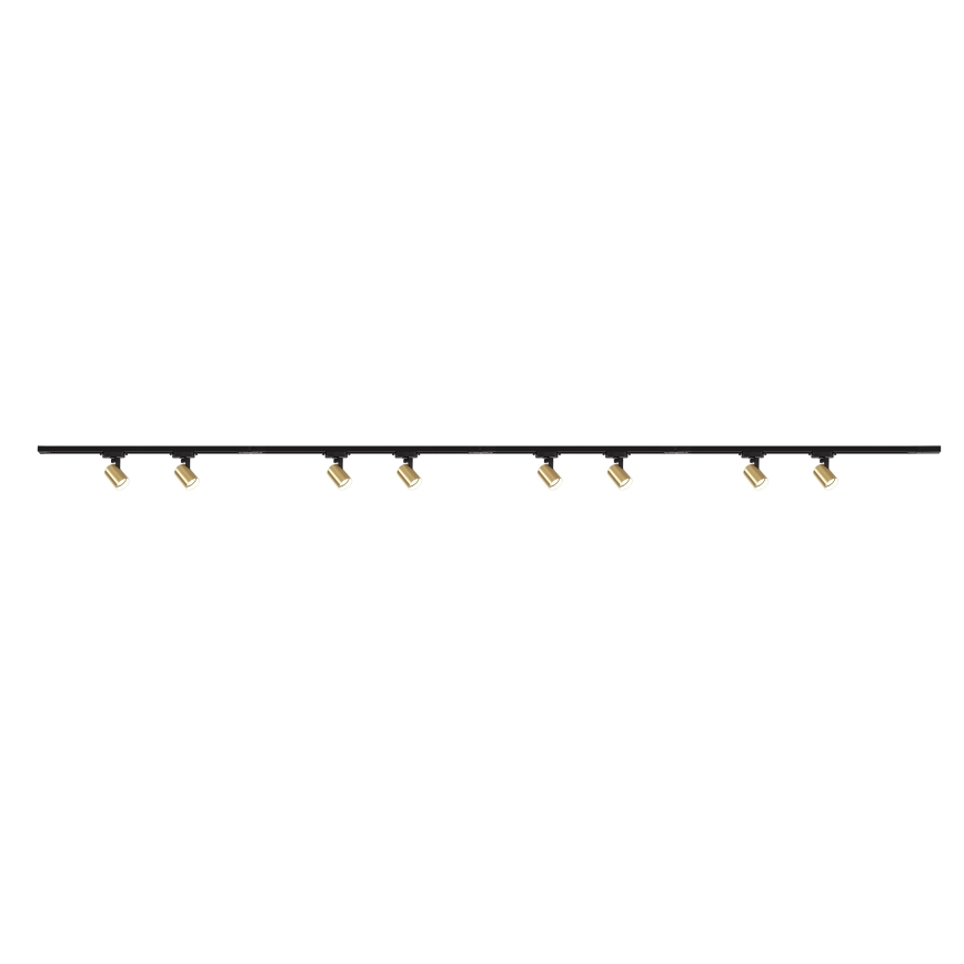 Brilagi - Spotleuchte im Schienensystem HUSKY 8xGU10/10W/230V schwarz/gold