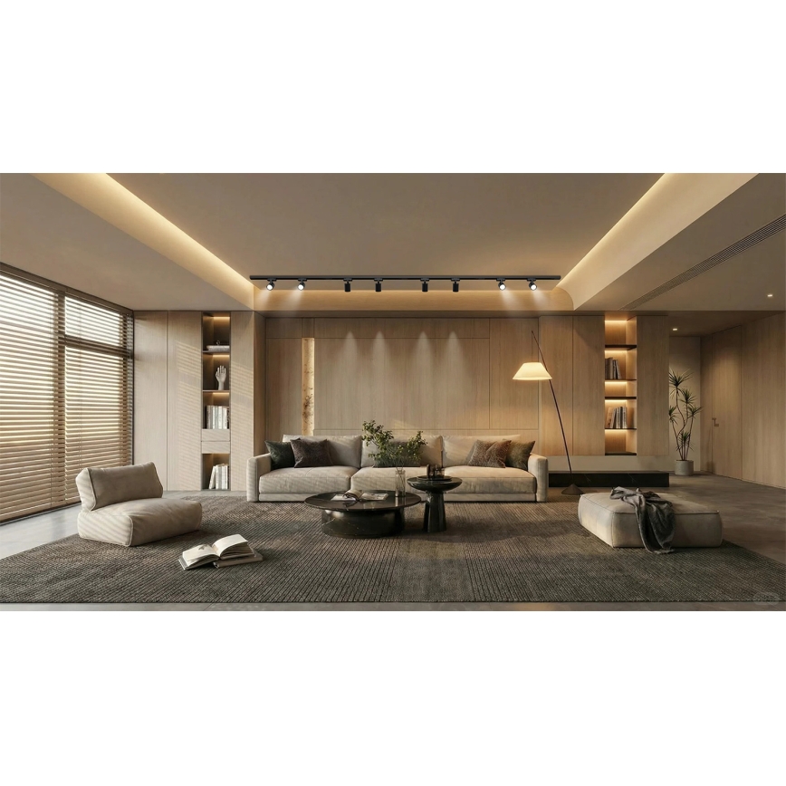 Brilagi - Spotleuchte im Schienensystem HUSKY 8xGU10/10W/230V schwarz