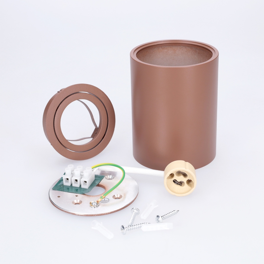 BRILAGI - Spotleuchte MIA 1xGU10/30W/230V 100x80 mm braun