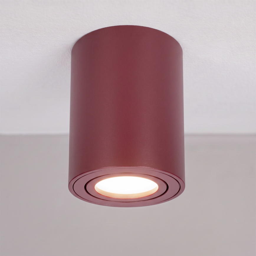 BRILAGI - Spotleuchte MIA 1xGU10/30W/230V 100x80 mm burgunderrot