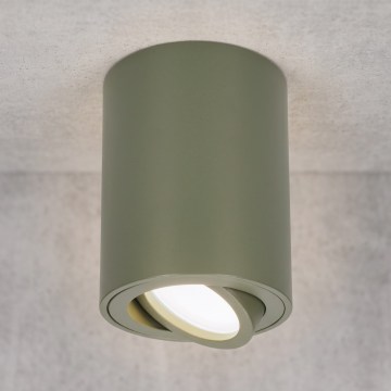 BRILAGI - Spotleuchte MIA 1xGU10/30W/230V 100x80 mm dunkelgrün