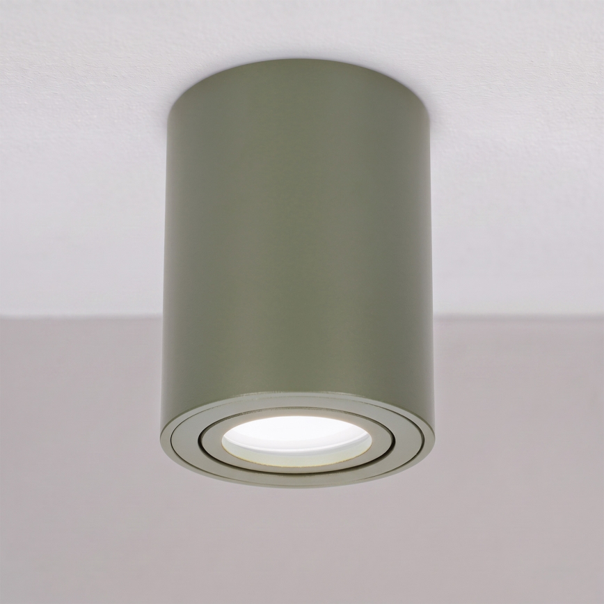 BRILAGI - Spotleuchte MIA 1xGU10/30W/230V 100x80 mm dunkelgrün