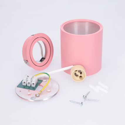BRILAGI - Spotleuchte MIA 1xGU10/30W/230V 84x80 mm rosa