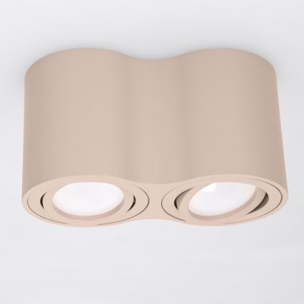 BRILAGI - Spotleuchte MIA DOUBLE 2xGU10/30W/230V beige