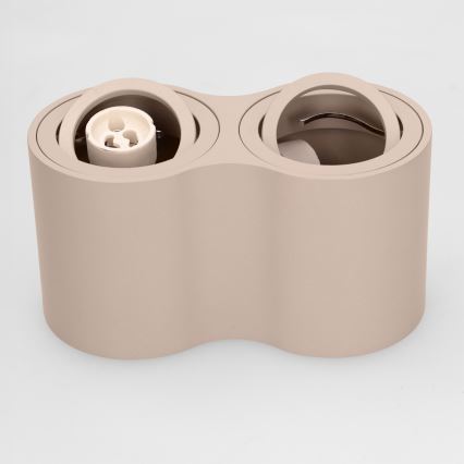BRILAGI - Spotleuchte MIA DOUBLE 2xGU10/30W/230V beige