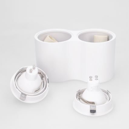 BRILAGI - Spotleuchte MIA DOUBLE 2xGU10/30W/230V weiß
