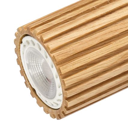 Brilagi - Spotleuchte MODERN WOOD 4xGU10/8W/230V Holz/Weiß