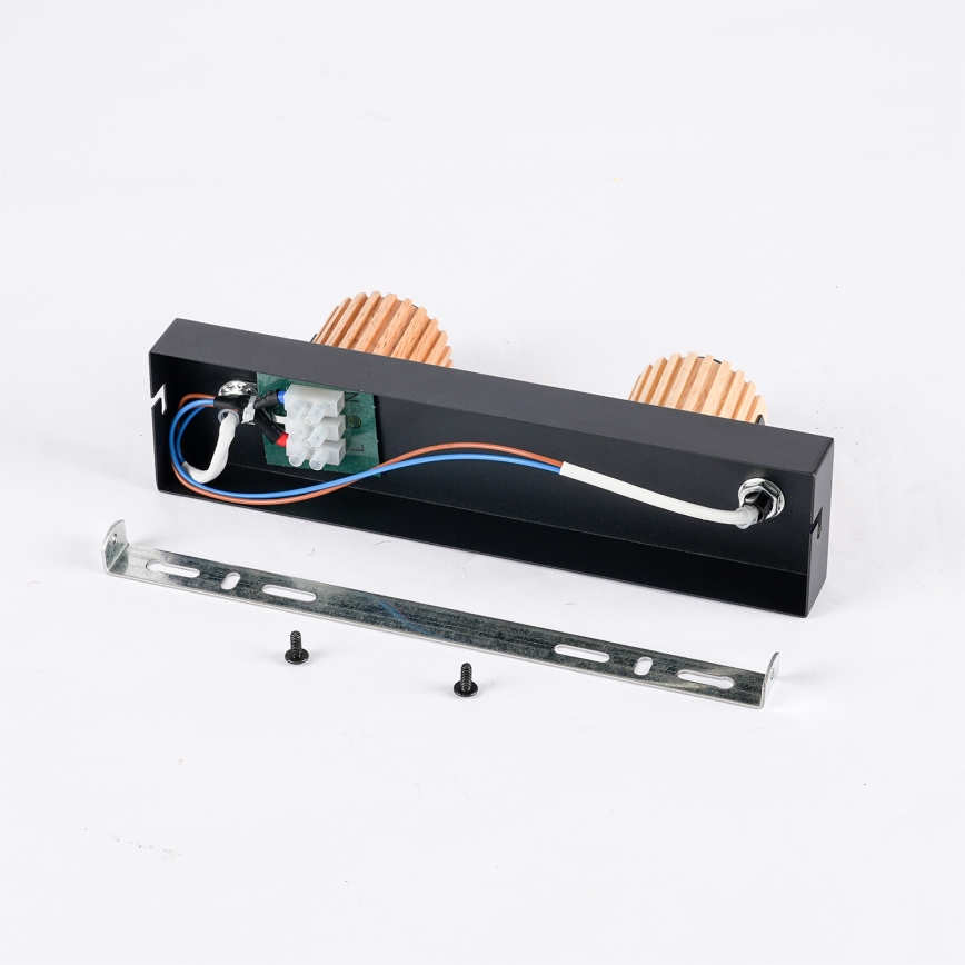 Brilagi - Spotleuchte ODENSE 2xE14/10W/230V Holz/schwarz