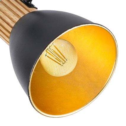 Brilagi - Spotleuchte ODENSE 4xE14/10W/230V Holz/Schwarz