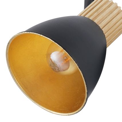 Brilagi - Spotleuchte ODENSE 4xE14/10W/230V Holz/Schwarz