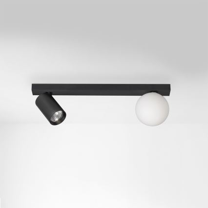 Brilagi - Spotleuchte SELE BALL 1xGU10/30W/230V + 1xG9/10W schwarz